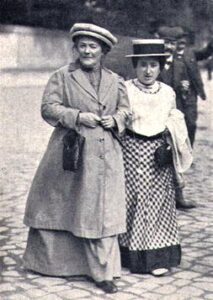 Clara Zetkin og Rósa Luxemburg 1910